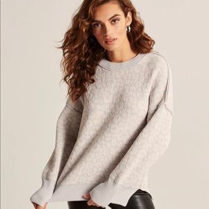 Abercrombie & Fitch Oversized Chenille Sweater